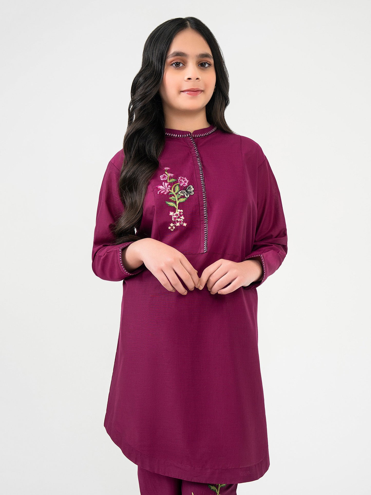 2 Piece Lawn Suit-Embroidered(Pret)