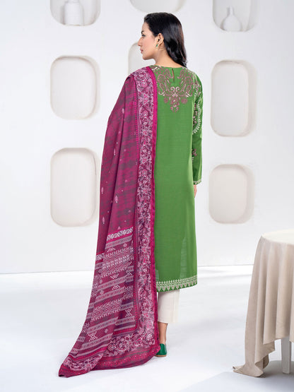 2 Piece Khaddar Suit-Paste Print(Unstitched)