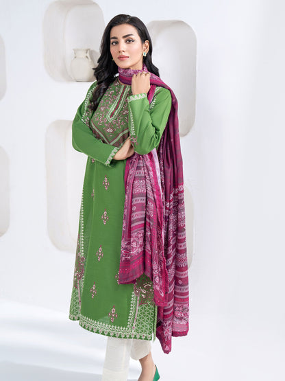 2 Piece Khaddar Suit-Paste Print(Unstitched)
