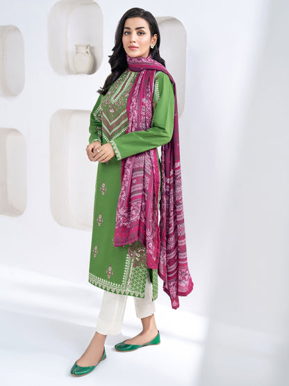 2 Piece Khaddar Suit-Paste Print(Unstitched)