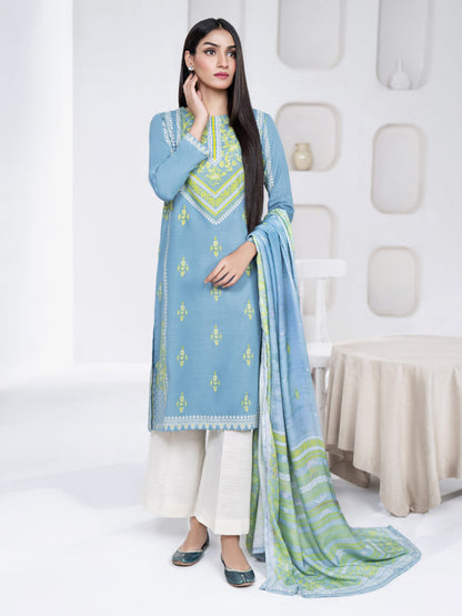 2 Piece Khaddar Suit-Paste Print(Unstitched)
