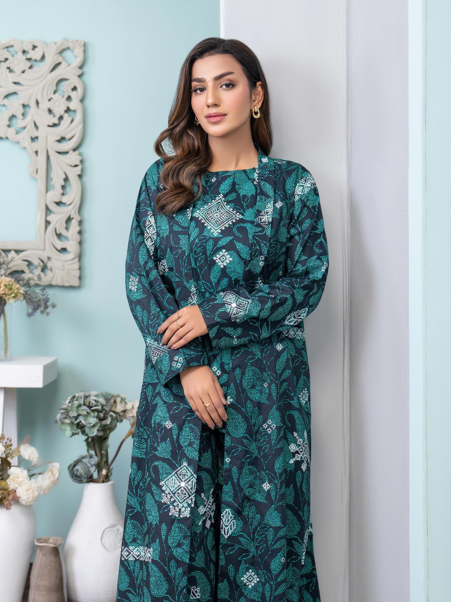 Lawn Shirt-Paste Print (Unstitched)