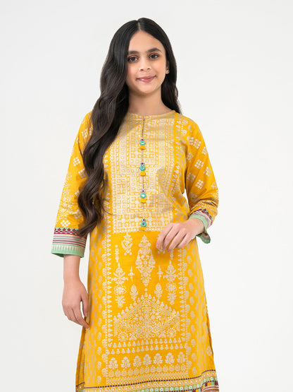 Cambric Shirt-Paste Print(Pret)