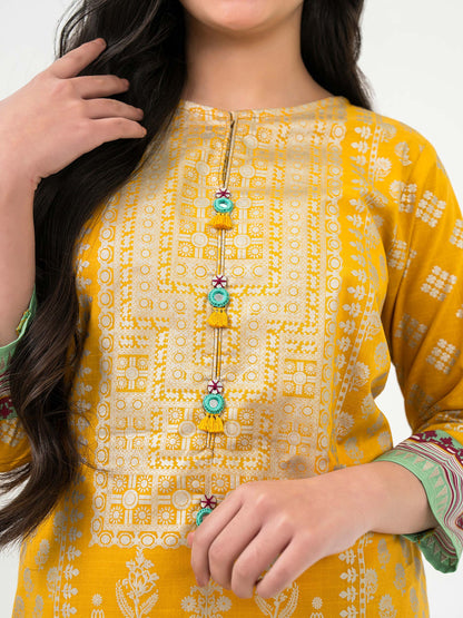 Cambric Shirt-Paste Print(Pret)