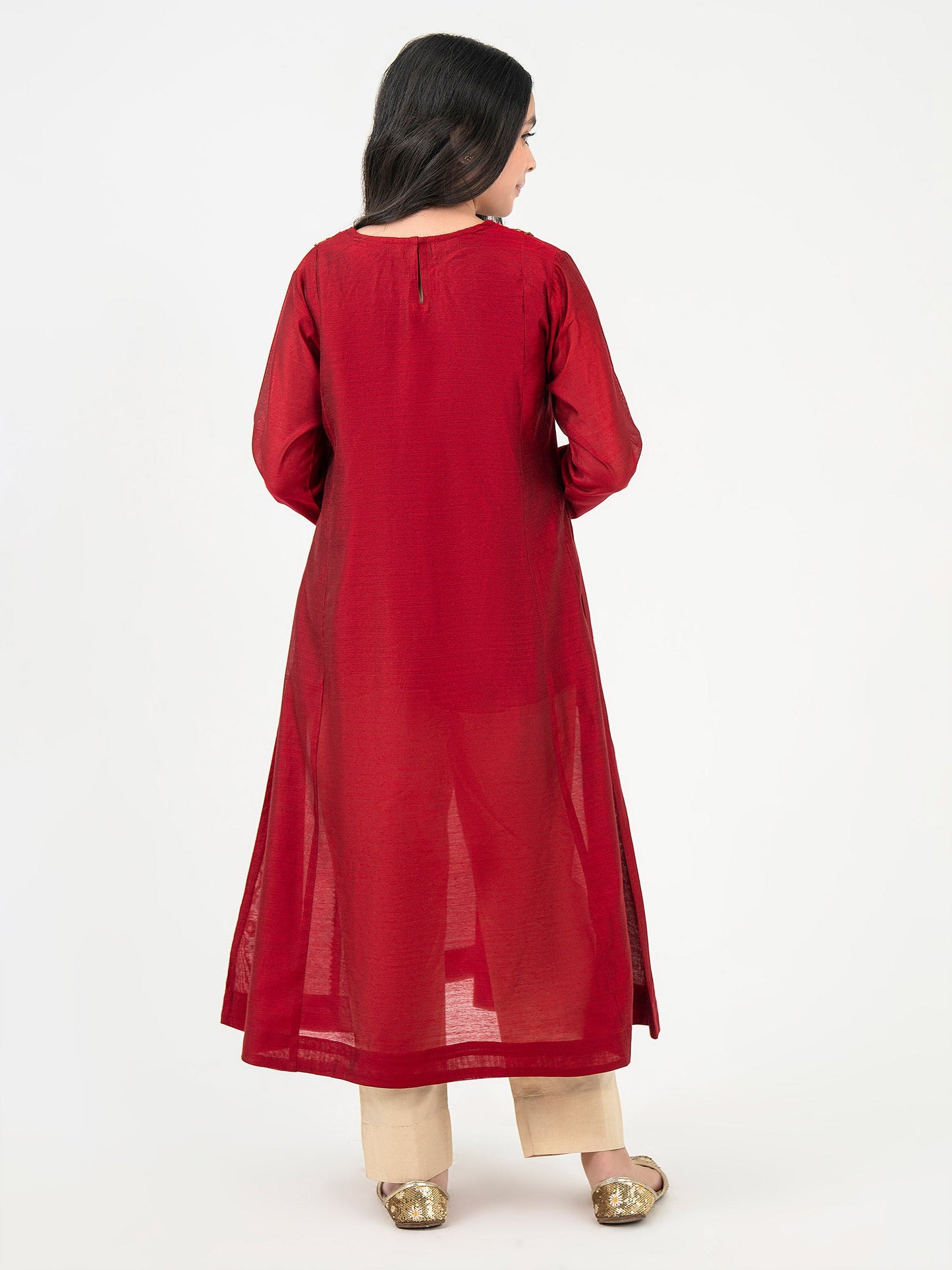Net Shirt-Embroidered (Pret)