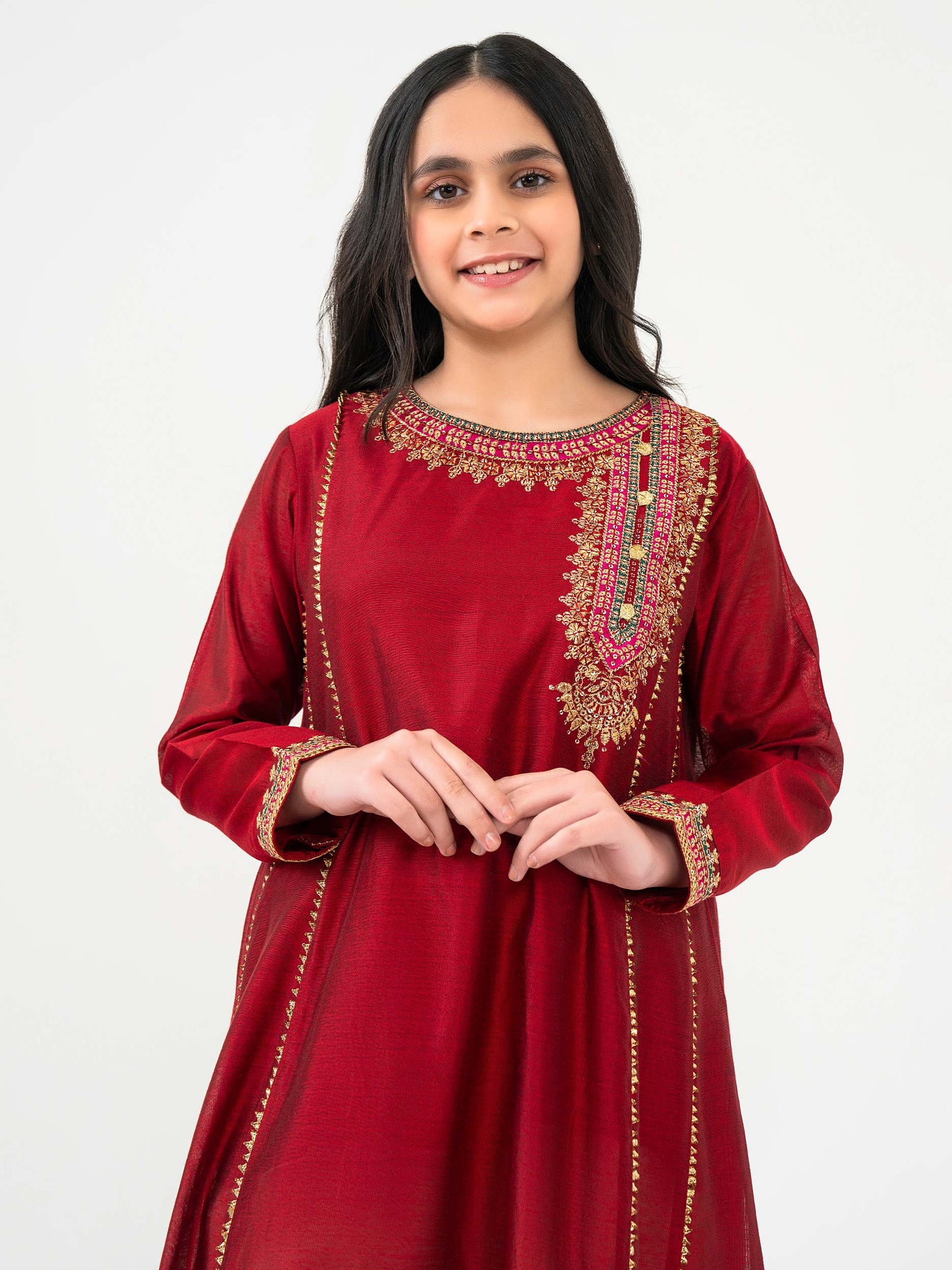 Net Shirt-Embroidered (Pret)