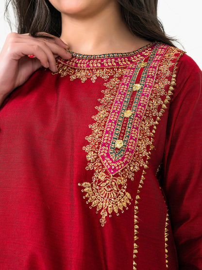 Net Shirt-Embroidered (Pret)