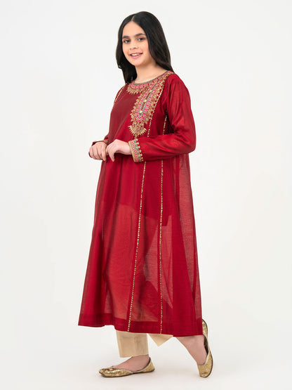 Net Shirt-Embroidered (Pret)