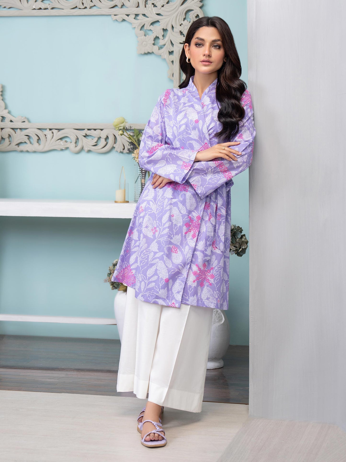 Lawn Shirt-Paste Print (Unstitched)