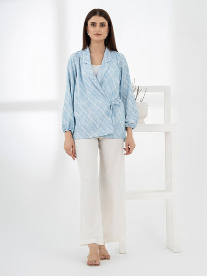 Dyed Jacquard Top