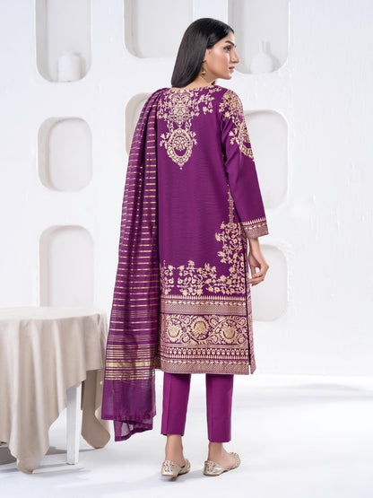 3 Piece Khaddar Suit-Paste Print(Unstitched)