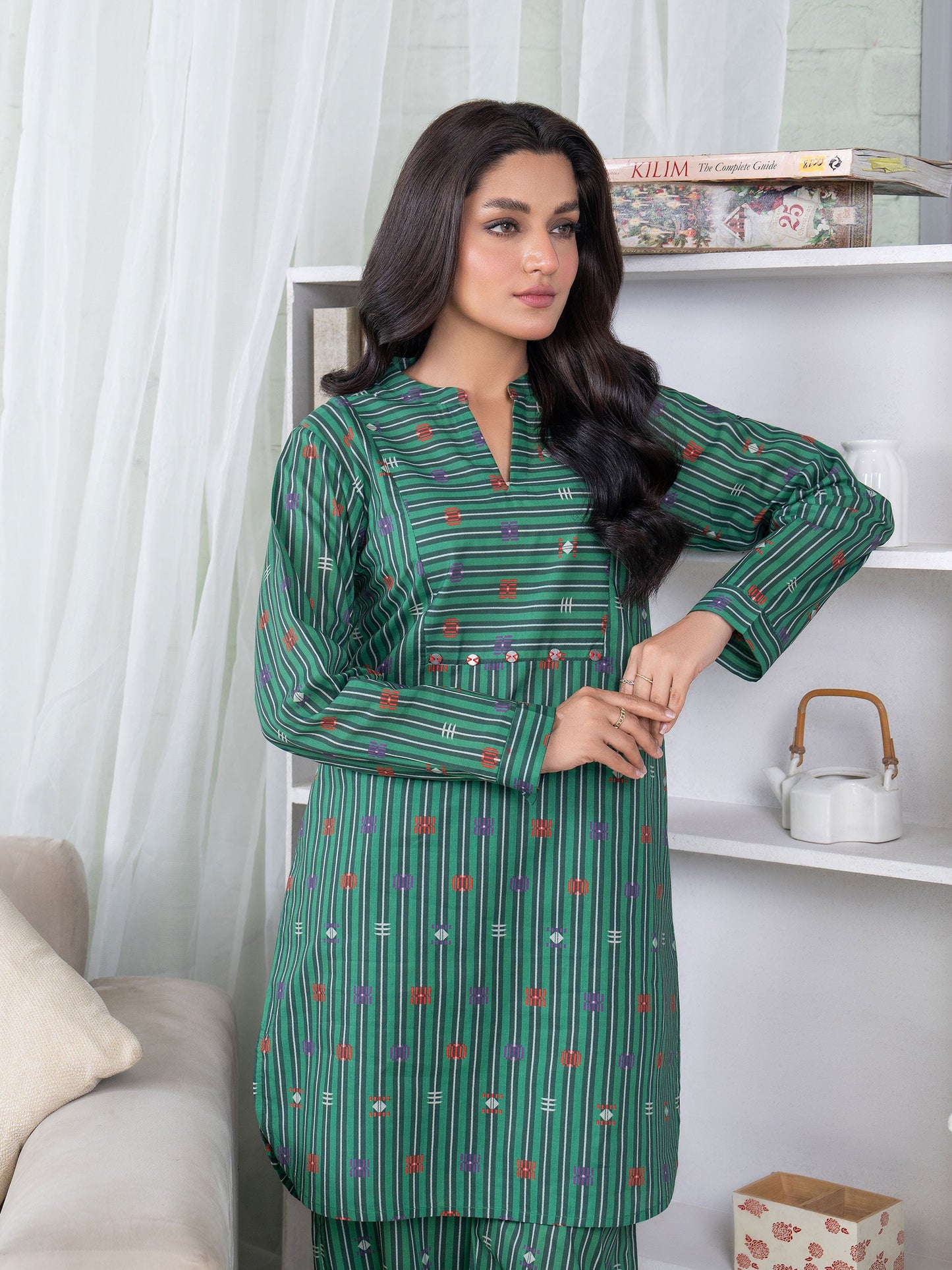 Lawn Shirt-Printed (Unstitched)