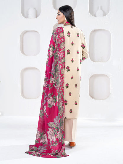 2 Piece Khaddar Suit-Printed(Unstitched)
