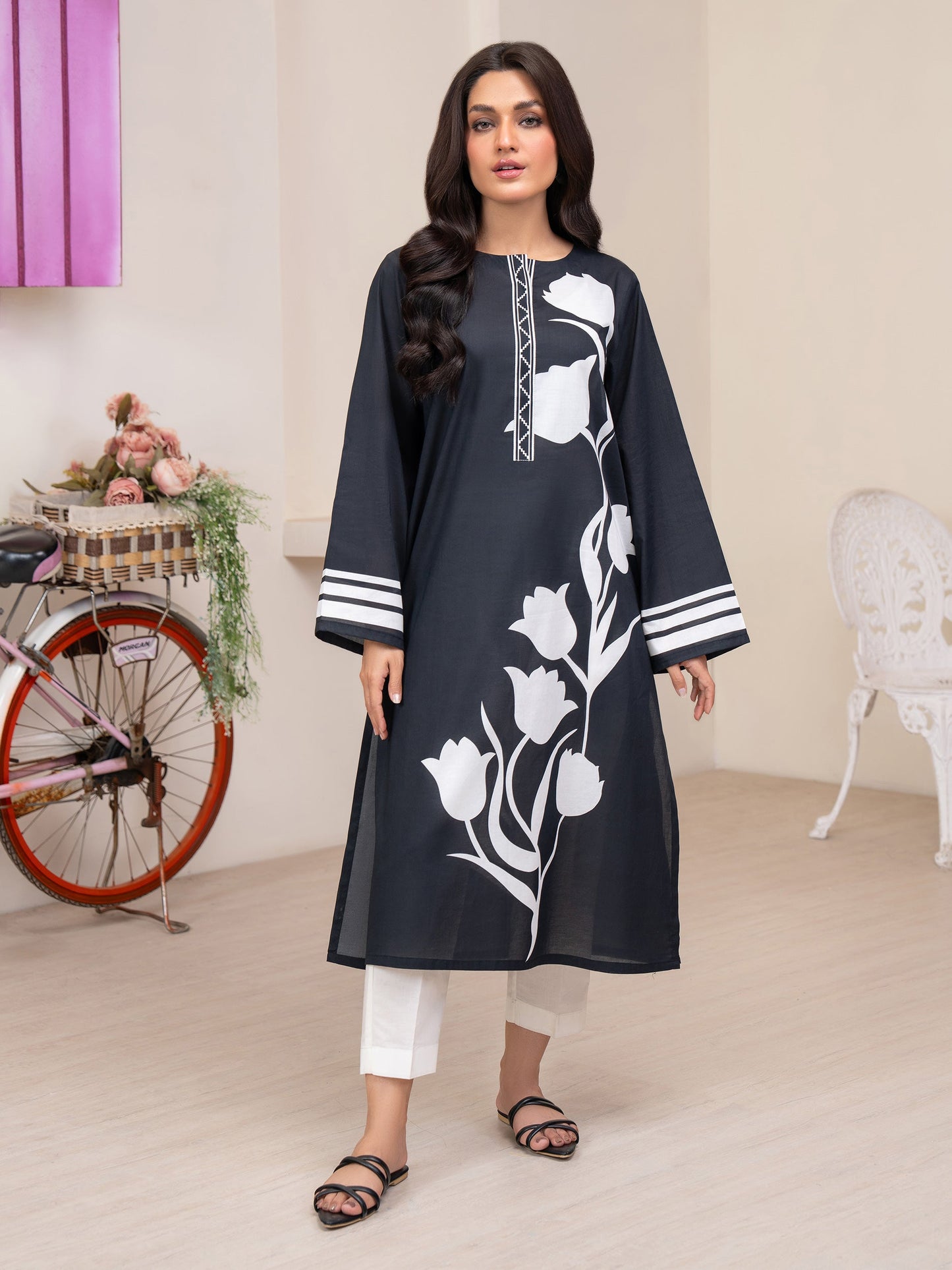 Lawn Shirt-Printed (Unstitched)