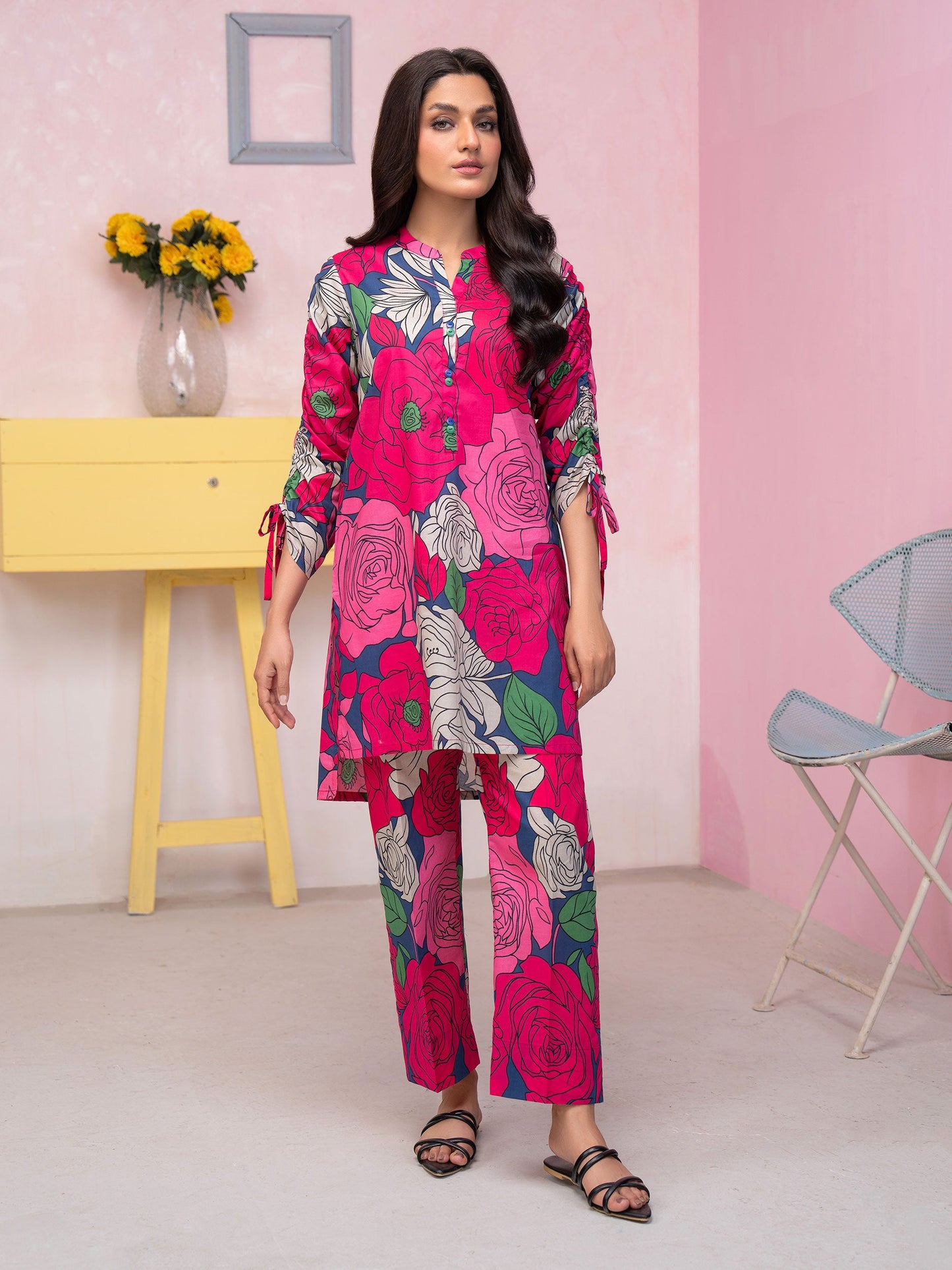Lawn Shirt-Printed (Unstitched)