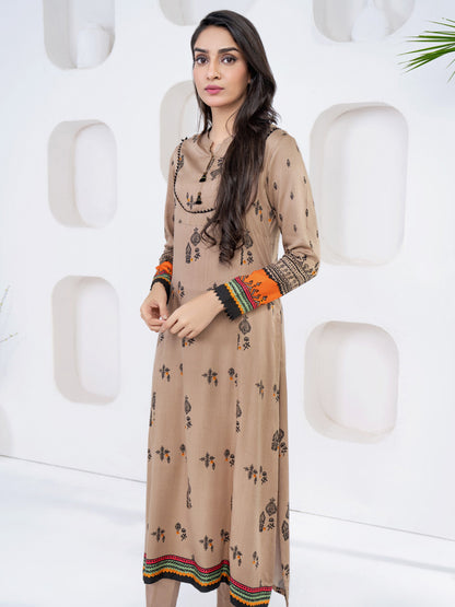 2 Piece Linen Suit-Printed (Unstitched)