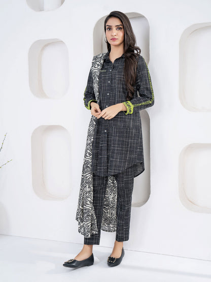 2 Piece Khaddar Suit-Printed (Unstitched)