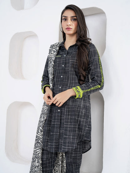 2 Piece Khaddar Suit-Printed (Unstitched)
