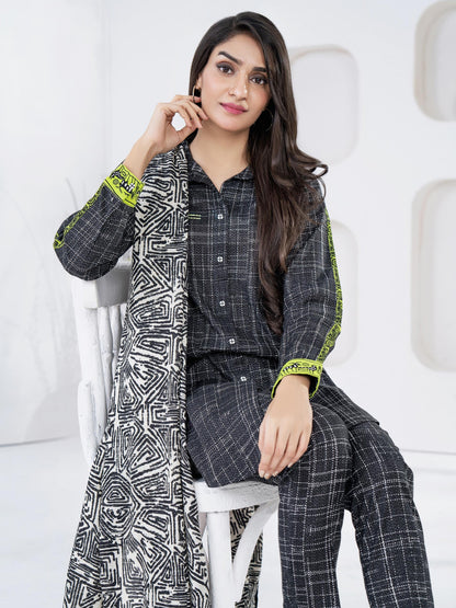 2 Piece Khaddar Suit-Printed (Unstitched)
