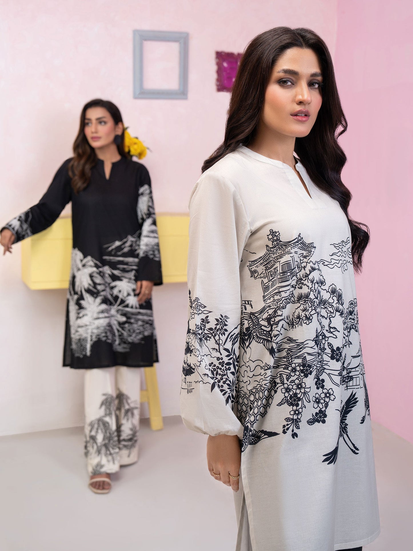 2 Piece Lawn Suit-Printed (Unstitched)