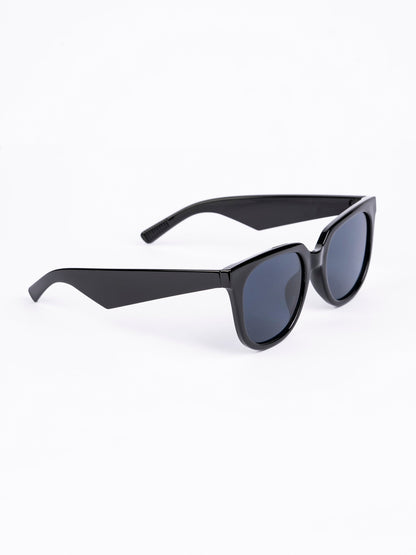 Angular Black Sunglasses