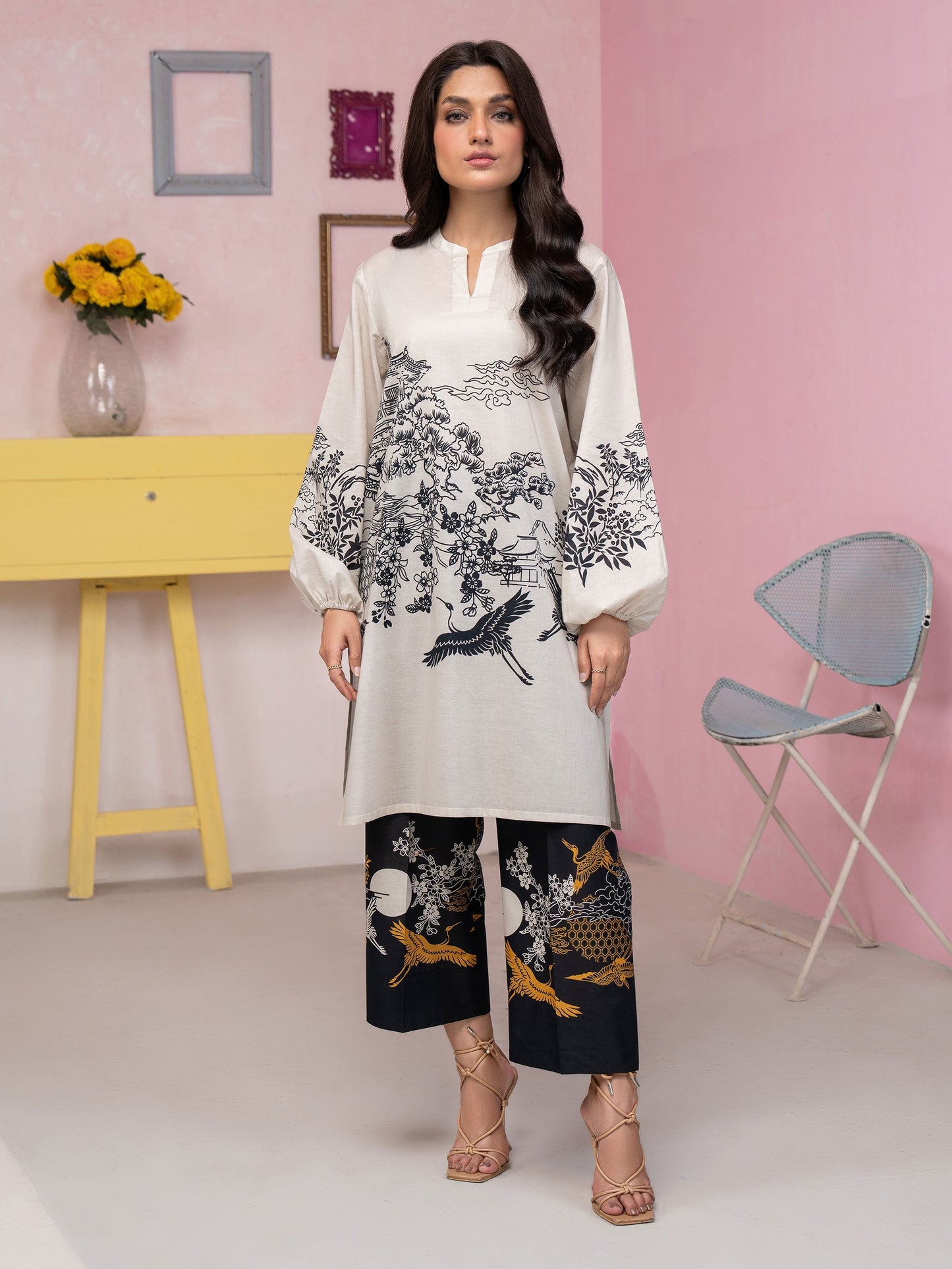 2 Piece Lawn Suit-Printed (Unstitched)