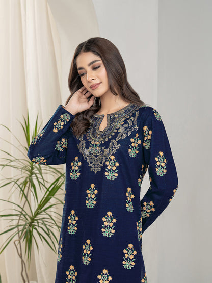 2 Piece Khaddar Suit-Embroidered(Unstitched)