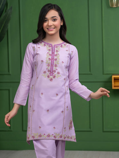 2 Piece Lawn Suit-Embroidered