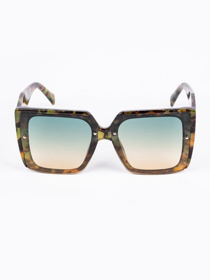 Printed Green Sunglasses