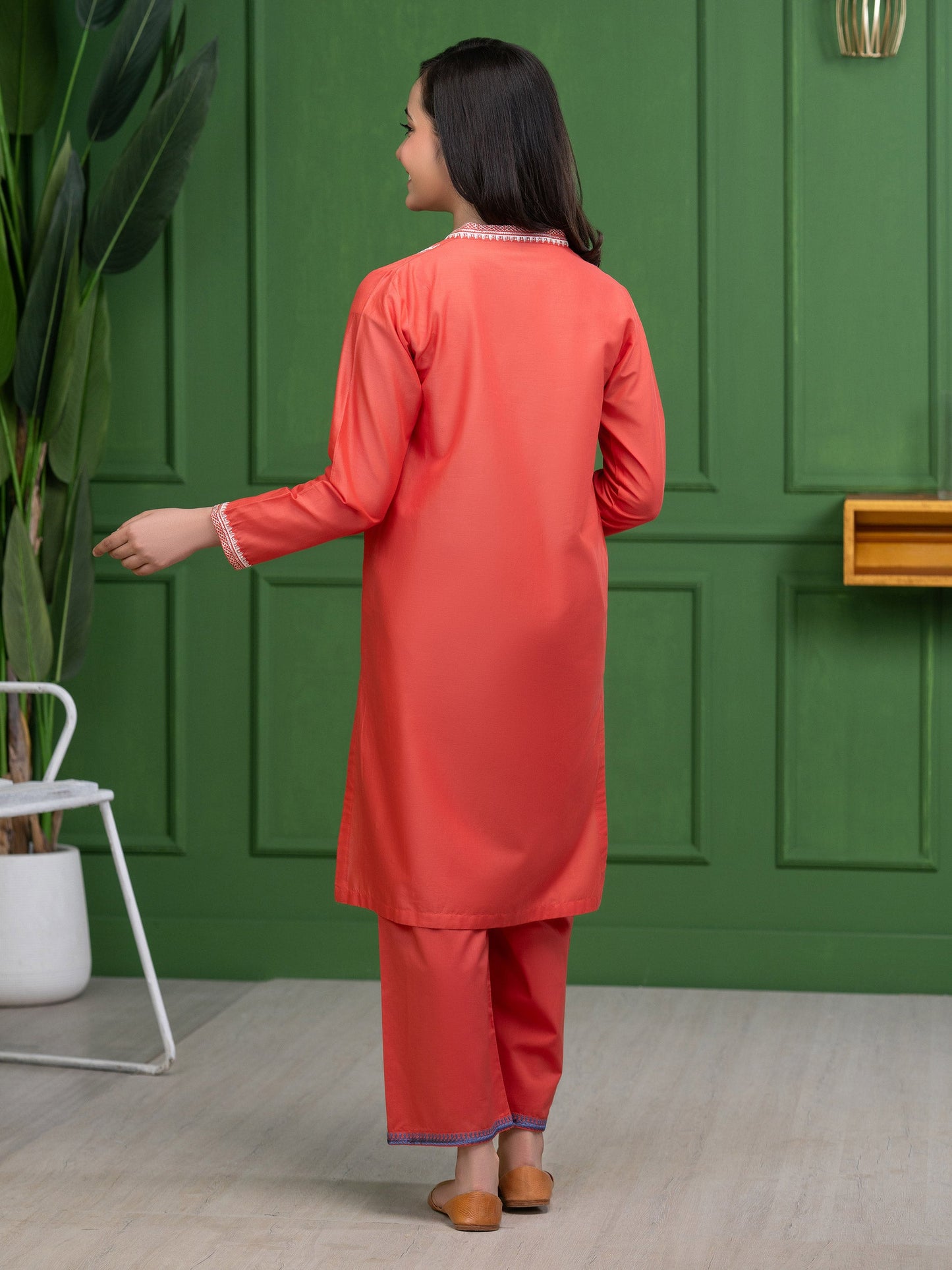 2 Piece Lawn Suit-Embroidered