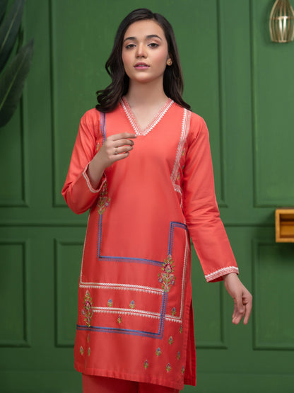 2 Piece Lawn Suit-Embroidered