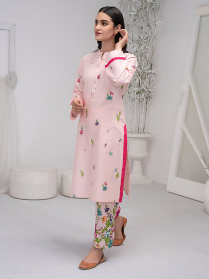 2 Piece Khaddar Suit-Printed(Unstitched)