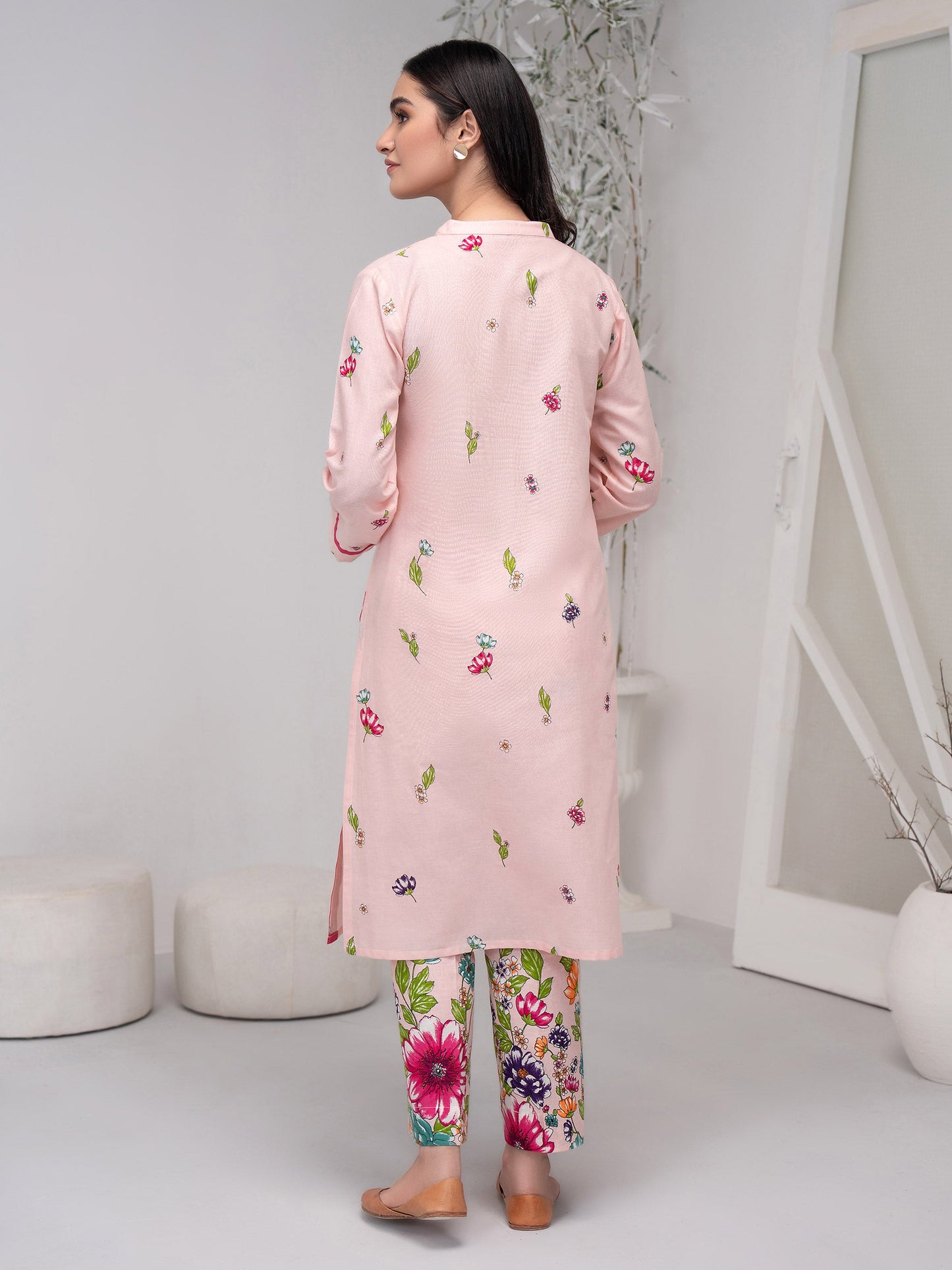 2 Piece Khaddar Suit-Printed(Unstitched)
