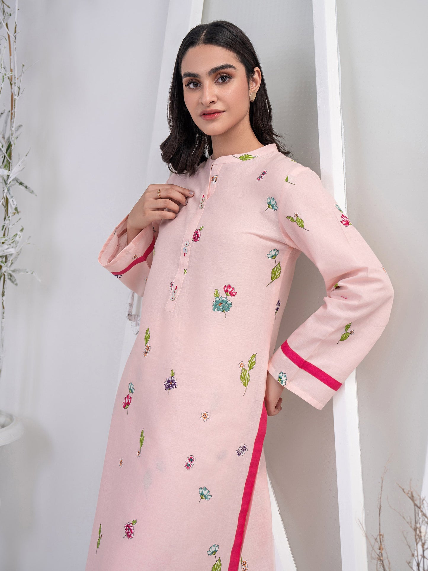 2 Piece Khaddar Suit-Printed(Unstitched)
