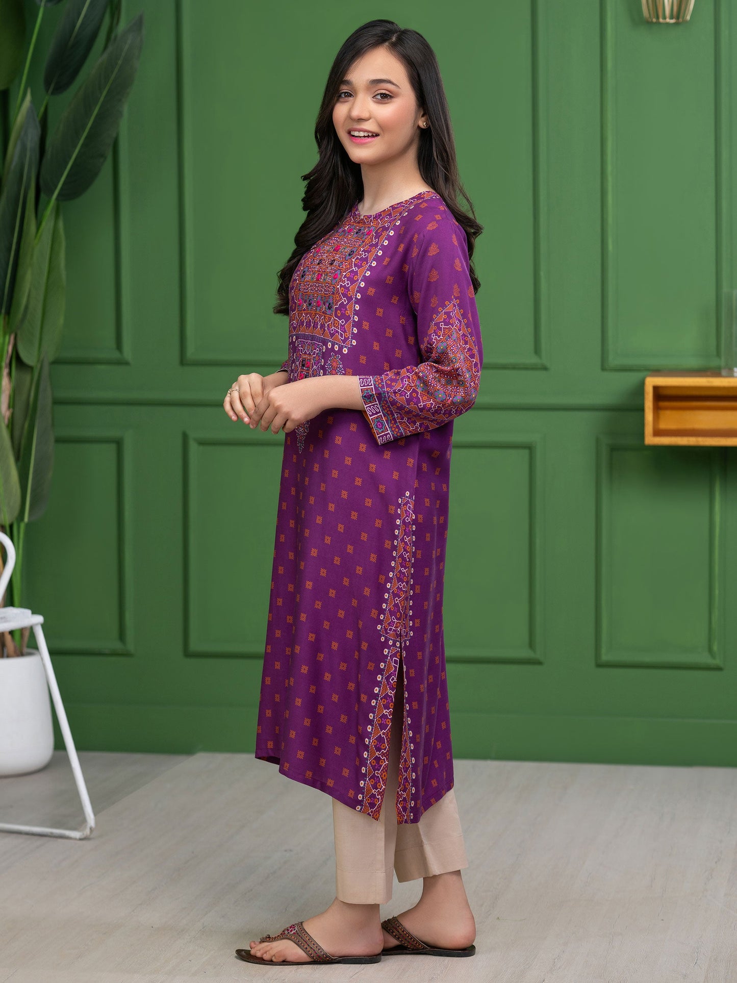 Linen Shirt-Embroidered
