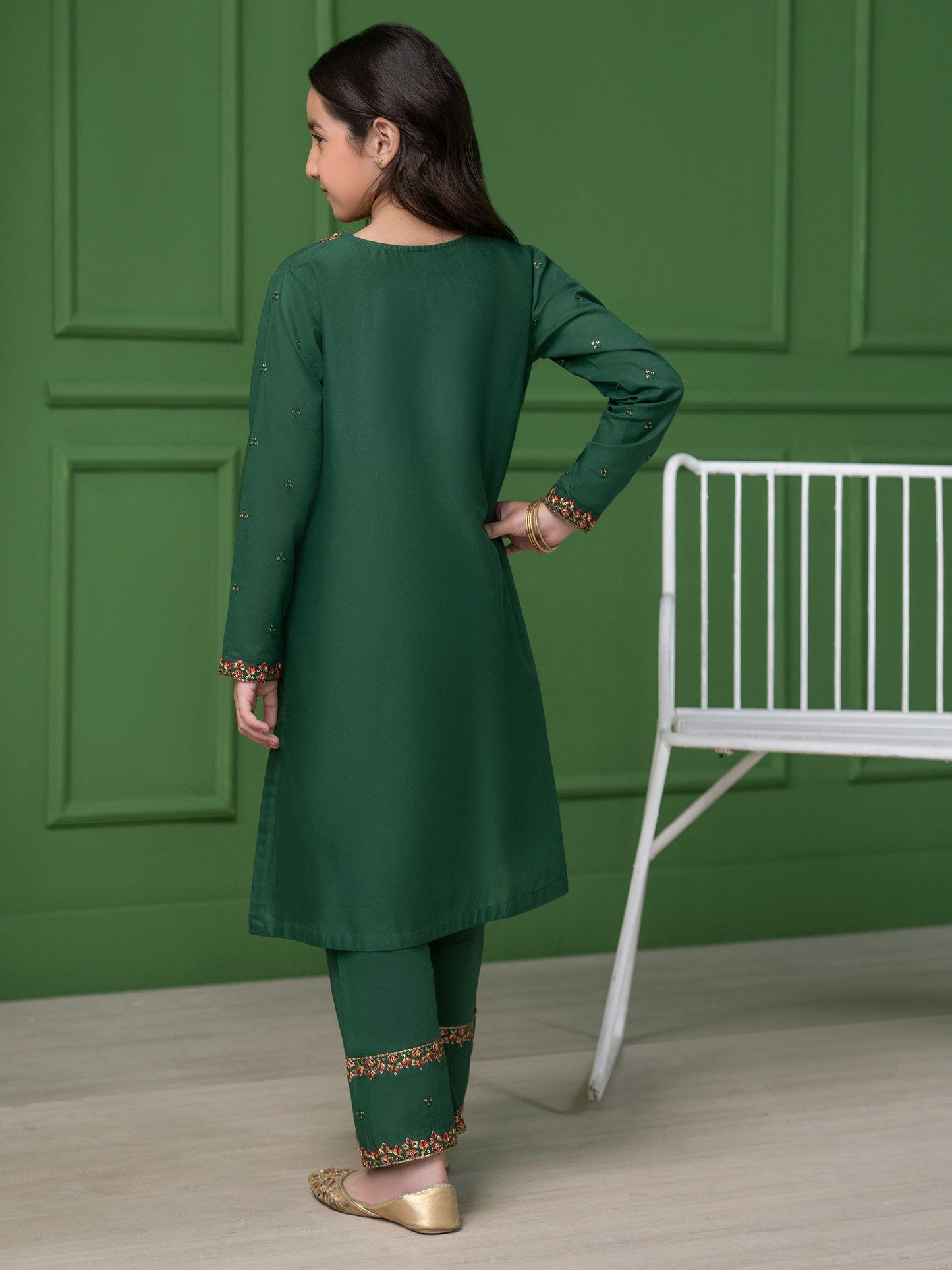 2 Piece Lawn Suit-Embroidered