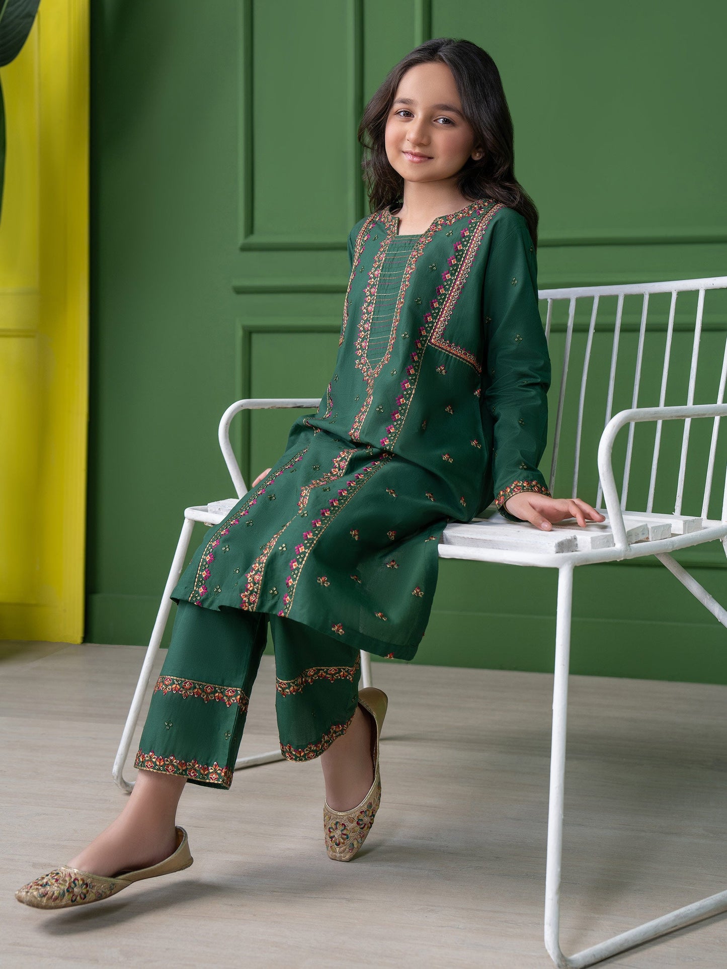 2 Piece Lawn Suit-Embroidered