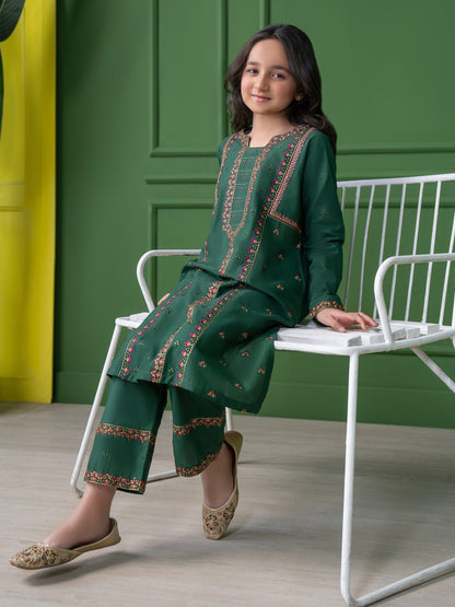 2 Piece Lawn Suit-Embroidered