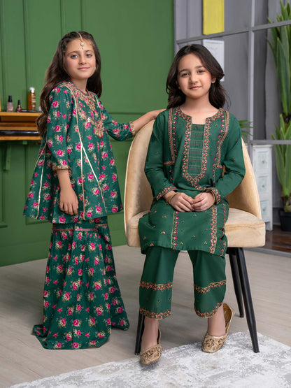 2 Piece Lawn Suit-Embroidered
