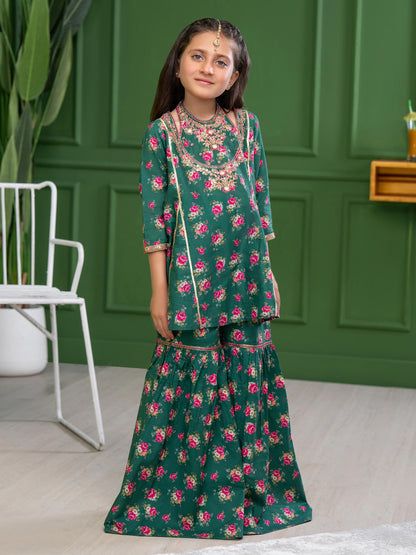2 Piece Lawn Suit-Embroidered