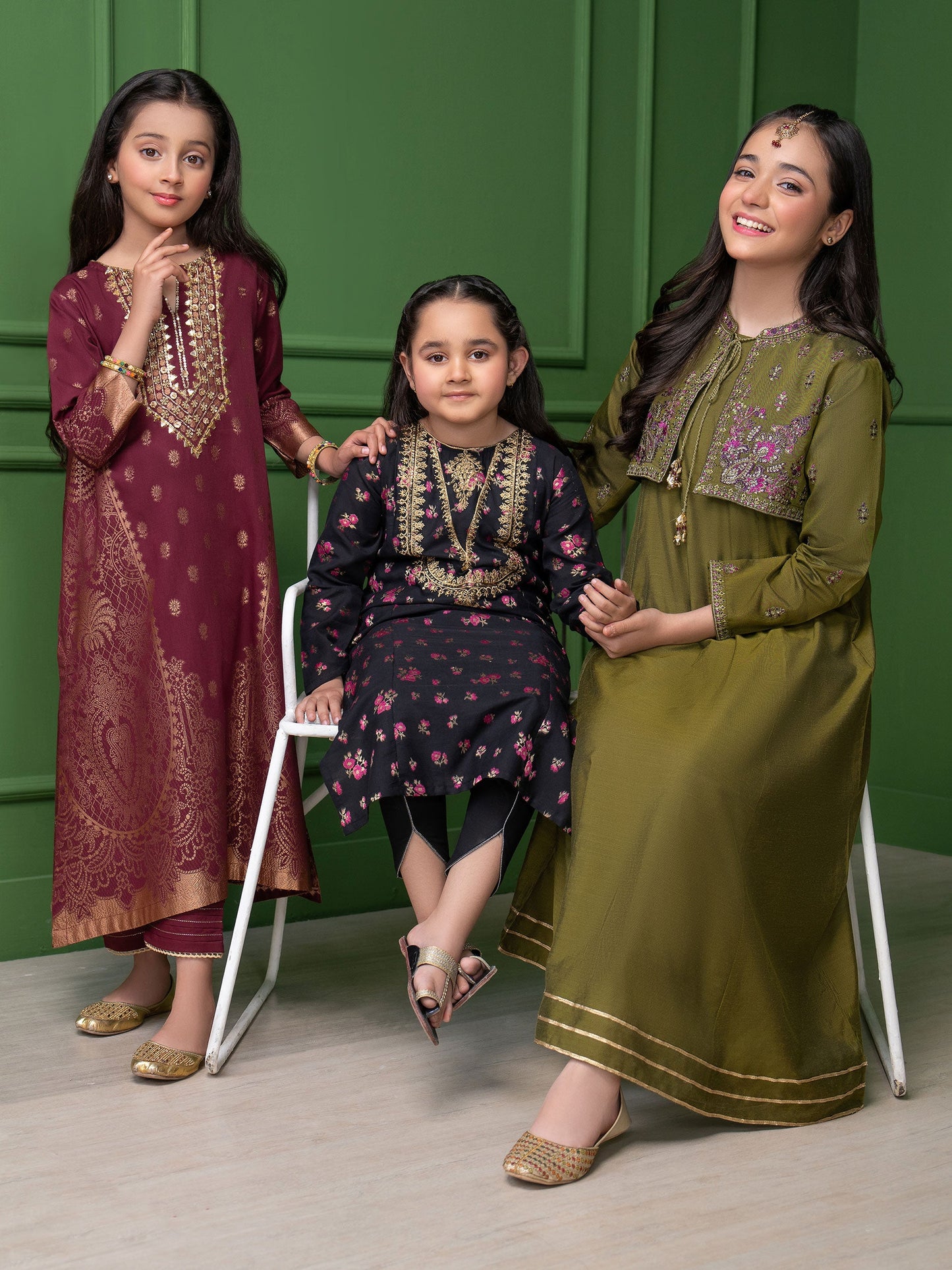 2 Piece Jacquard Suit-Embellished