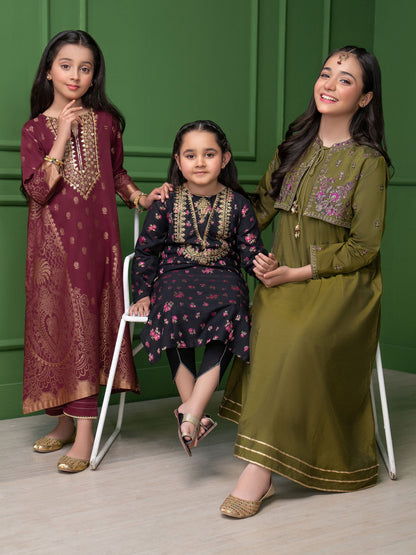 2 Piece Jacquard Suit-Embellished