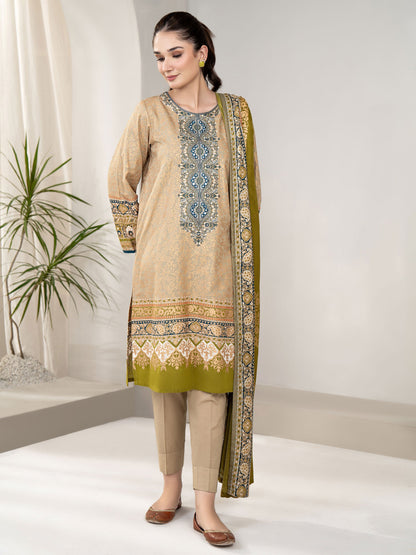 2 Piece Khaddar Suit-Embroidered (Unstitched)