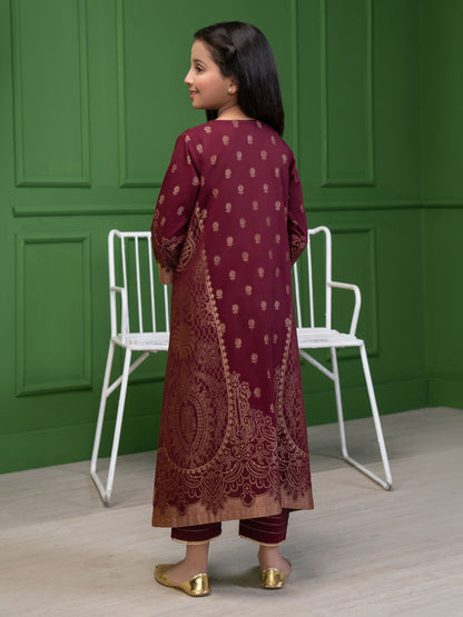 2 Piece Jacquard Suit-Embellished
