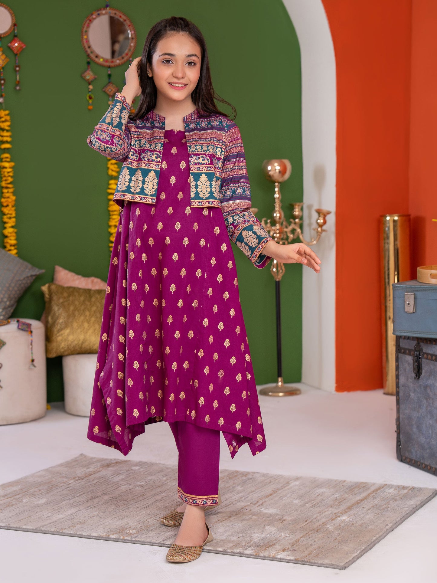 3 Piece Lawn Suit-Paste Print