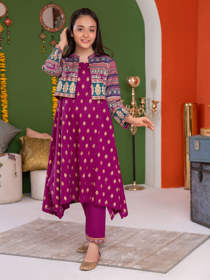 3 Piece Lawn Suit-Paste Print