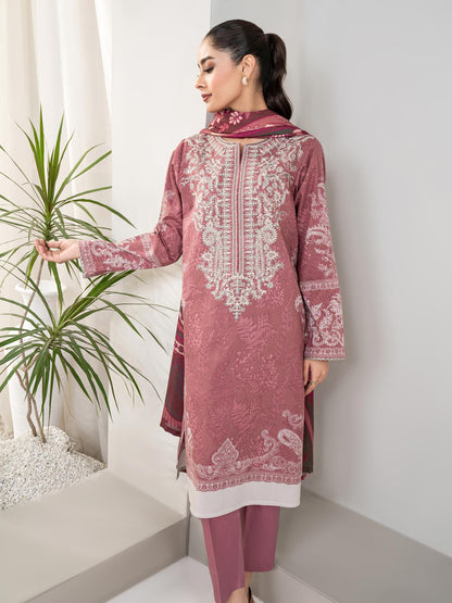 3 Piece Winter Cotton Suit-Embroidered(Unstitched)