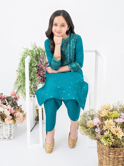 2 Piece lawn Suit- Embroidered