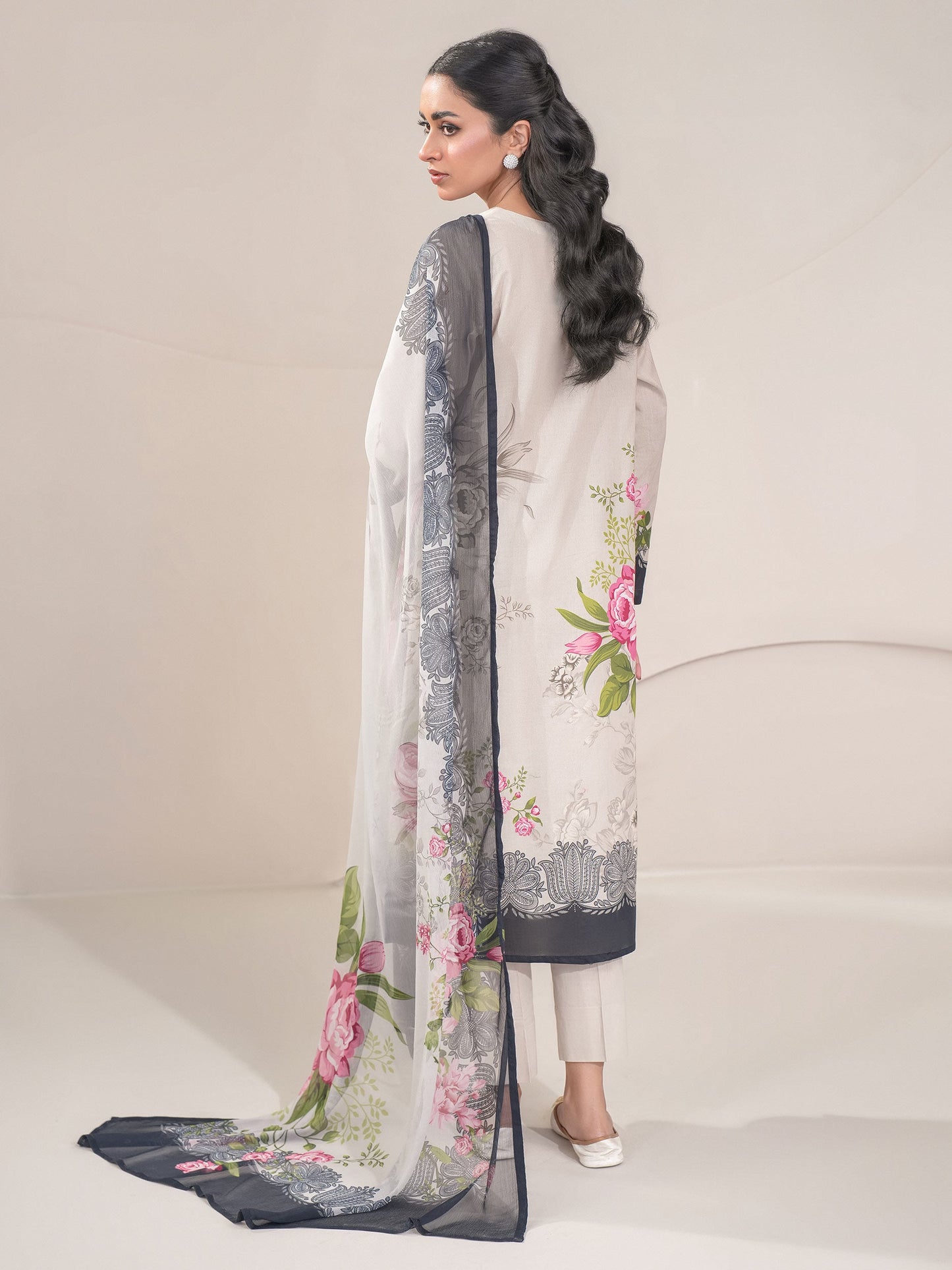 3 Piece Lawn Suit-Printed (Unstitched)