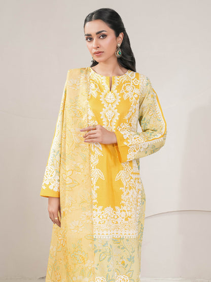 3 Piece Lawn Suit-Printed (Unstitched)